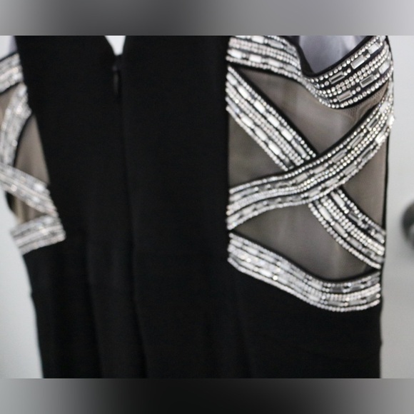 Xscape Women's Side-Slit Gown- Size 8 - Picture 3 of 7